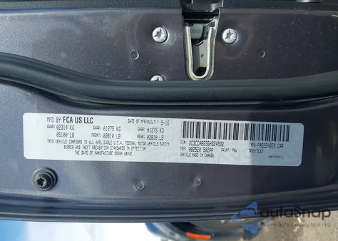 2016 Chrysler 300 300S Alloy Edition z USA, uszkodzony, nr VIN 2C3CCABG3GH324932